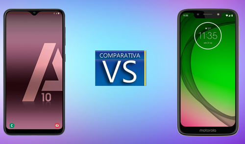 Comparativa Samsung Galaxy A10 vs Moto G7 Play