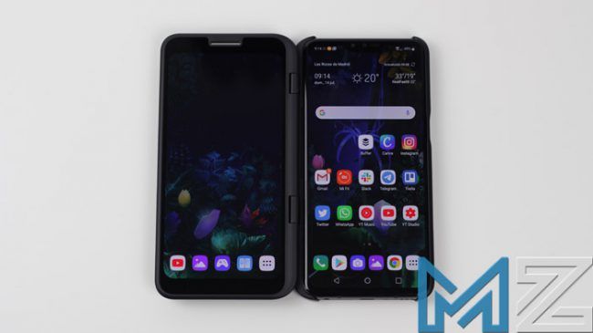 Doble pantalla LG V50 ThinQ 5G