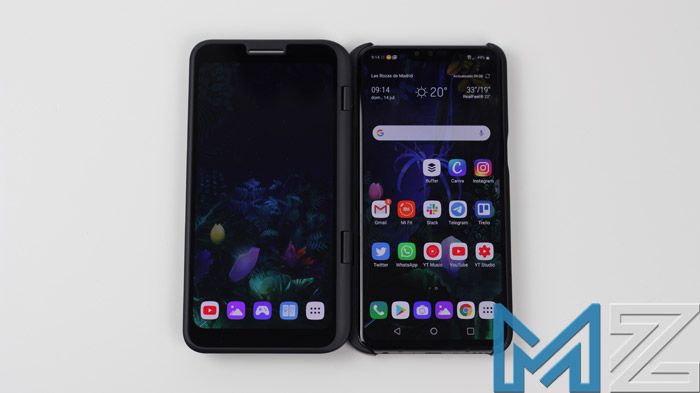 Doble pantalla LG V50 ThinQ 5G