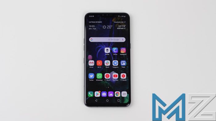 Imagen rontal del LG V50 ThinQ 5G