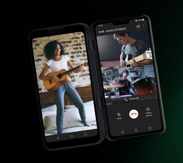 LG V50 ThinQ videollamada