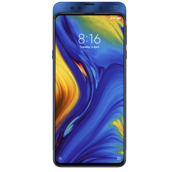 Xiaomi Mi Mix 3 con la cámara emergente