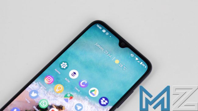 Pantalla superior del Xiaomi Mi A3