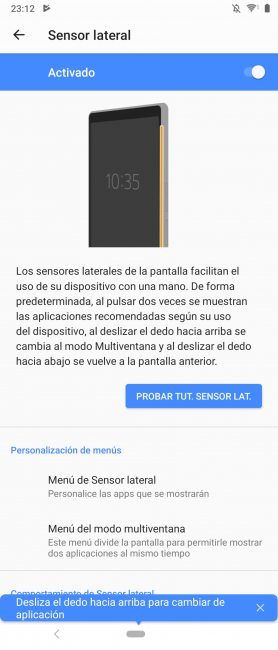 Sensor lateral Sony Xperia 1