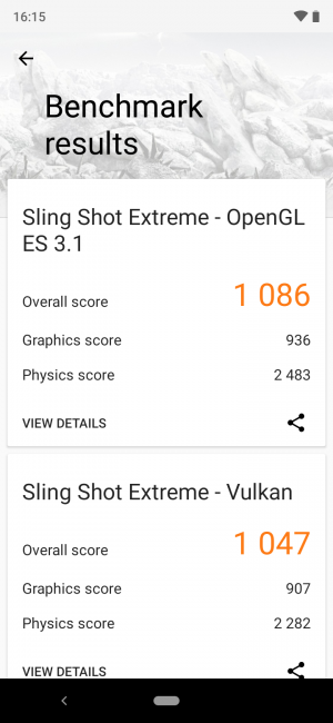 Resultados 3D Mark Xiaomi Mi A3