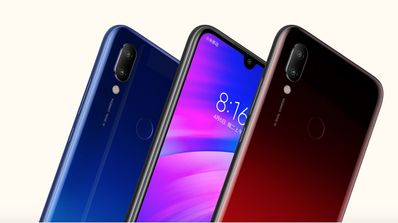 Frontal y trasera del Xiaomi Redmi 7