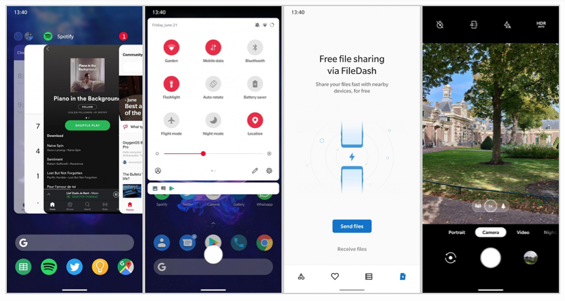 capturas OxygenOS 10