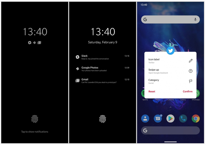 capturas OxygenOS 10