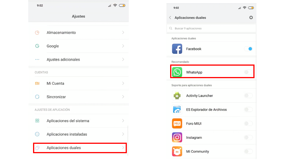 Xiaomi Mi 8 Lite WhatsApp