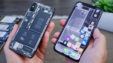 iphone x abierto