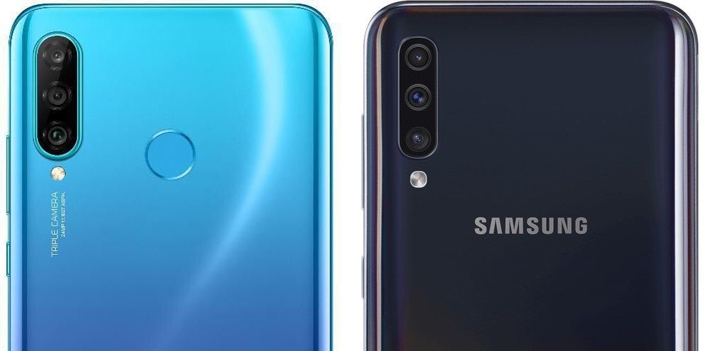 samsung-a50 p30 lite camaras