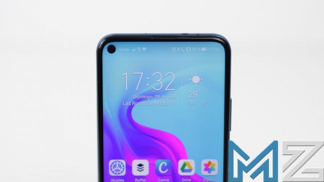 Agujero pantalla del Honor 20 Pro