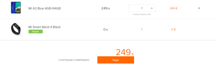 Comprar Xioami Mi A3