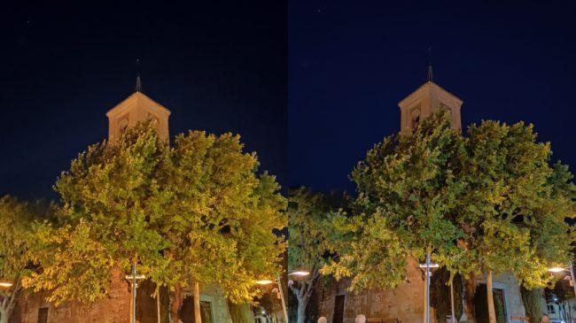 Foto nocturna Mi 9T Pro vs OnePlus 7 Pro