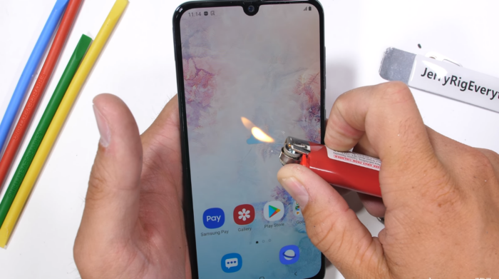 Galaxy A50 quemado