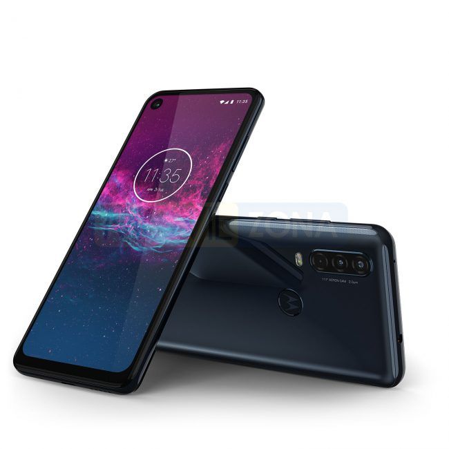 Motorola One Action frontal y cámara