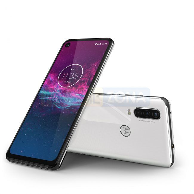 Motorola One Action negro y blanco
