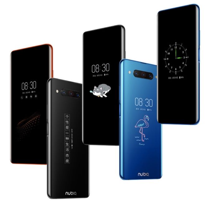Nubia Z20 colores