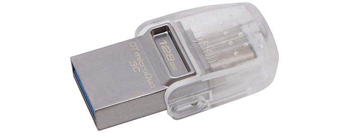 Pendrive Kingston con USB tipo c