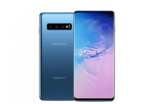 Frontal y trasera del Samsung Galaxy S10
