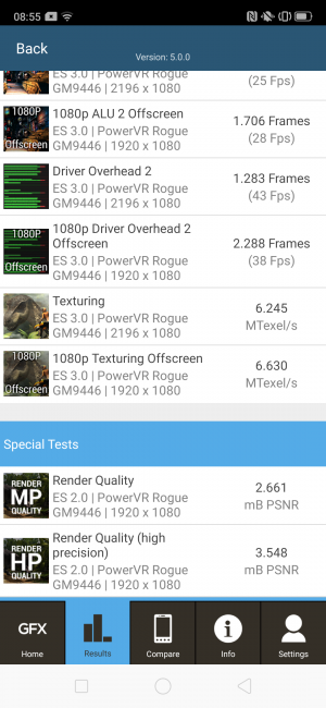Más GFXbench Oppo Reno Z
