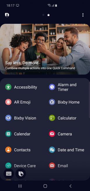 Bixby en Samsung Galaxy S10 5G