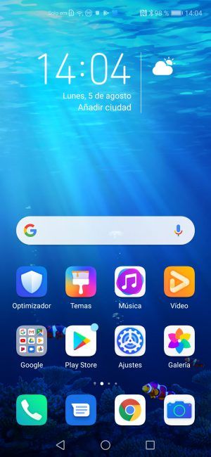 Escritorio del Honor 20 Pro