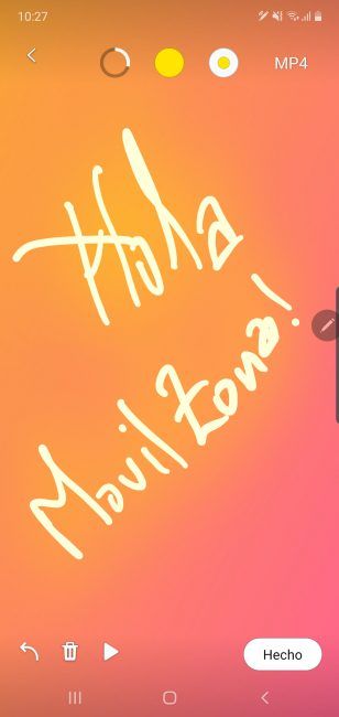 Escribir con S Pen Samsung Galaxy Note 10 Plus