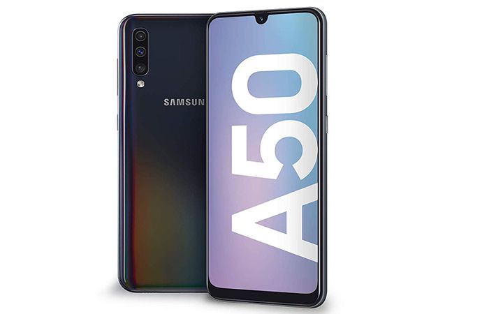 Frontal y trasera del Samsung Galaxy A50