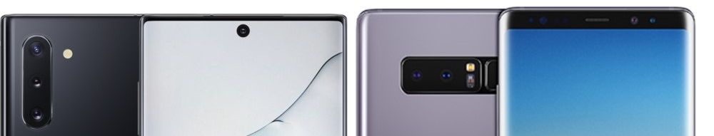 cámaras note 10 vs note 8