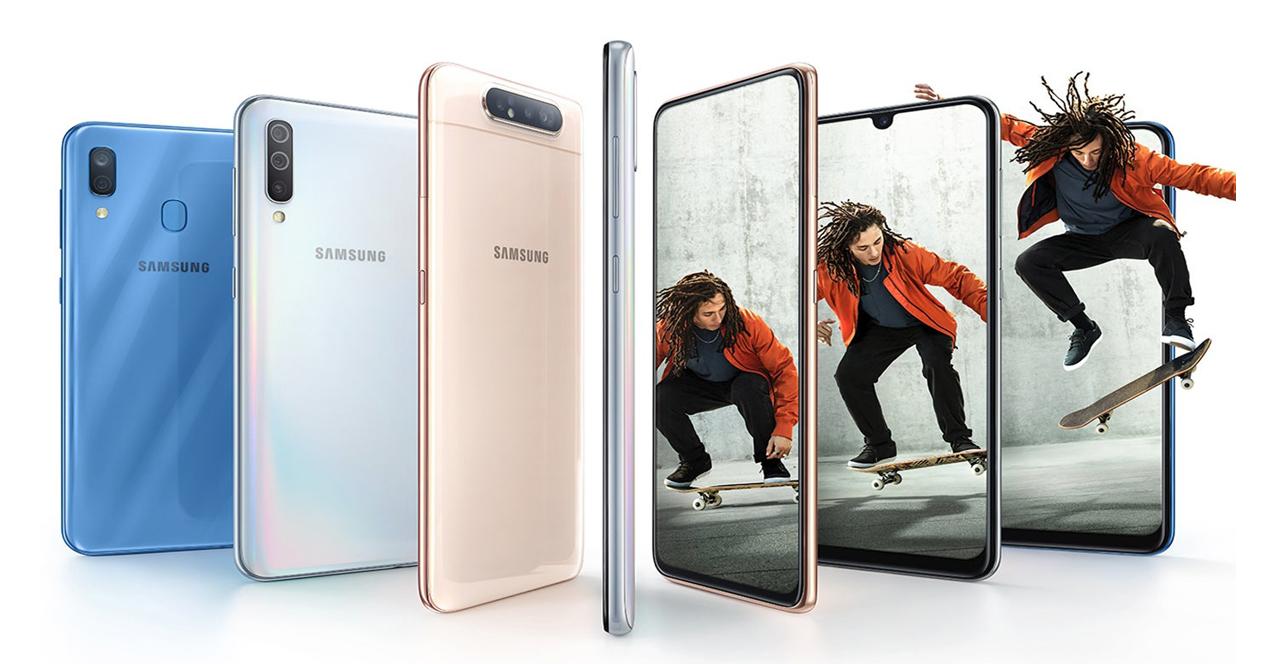 Samsung Galaxy A40, Galaxy A50 y Galaxy A80