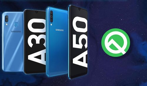 galaxy-a30-a50 android q