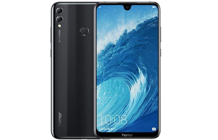Frontal y trasera del Honor 8X
