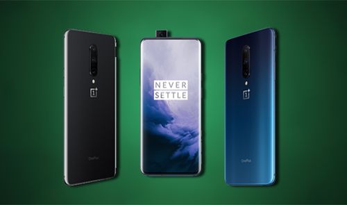 OnePlus 7 Pro frontal y trasera