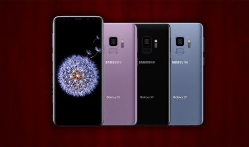 Samsung Galaxy S9 en varios colores