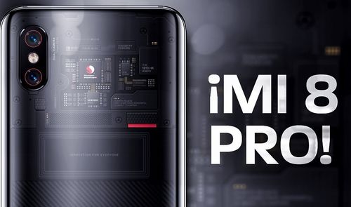 Xiaomi Mi 8 Pro con pantalla transparente