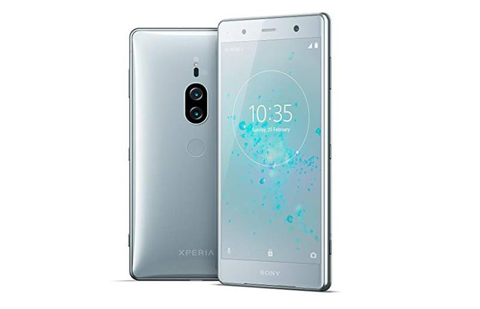 Sony Xperia XZ2 en color plata