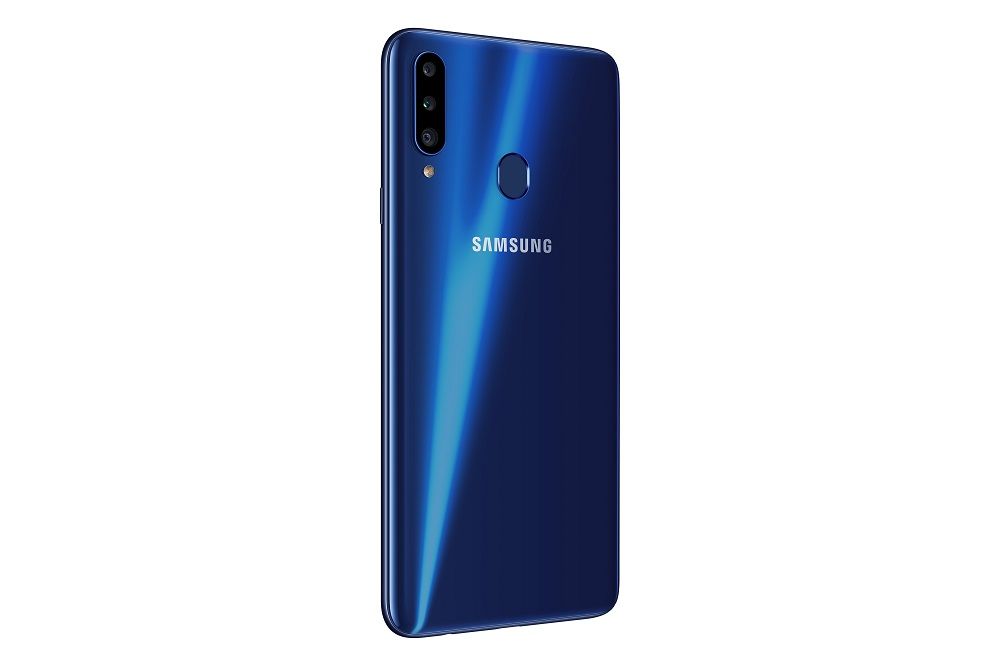 galaxy A20s azul