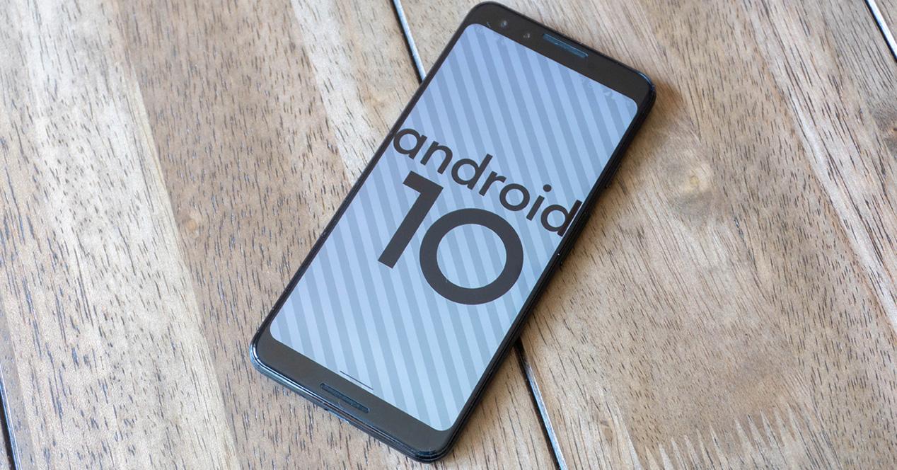 Android 10 en móvil Pixel