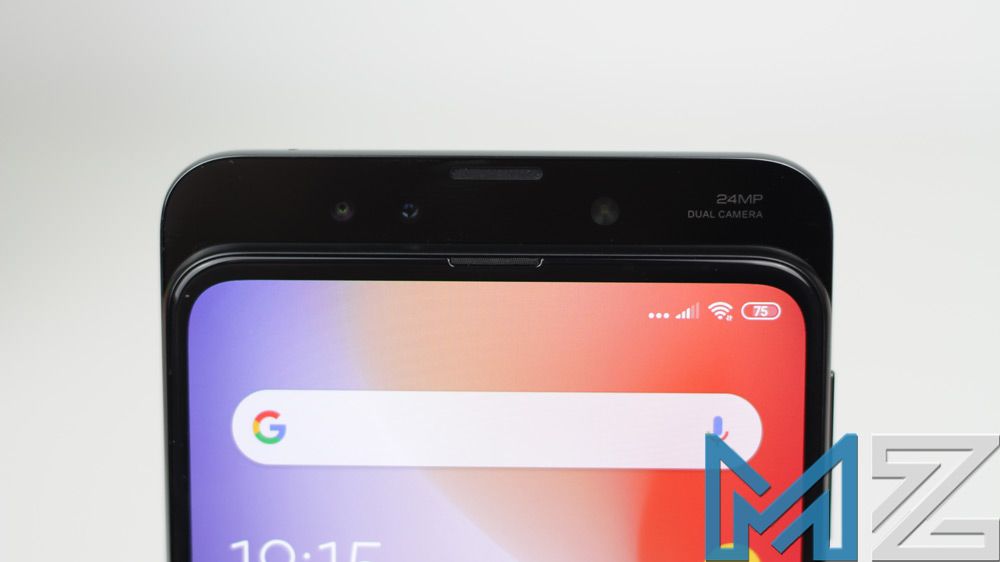 Cámara frontal del Xiaomi Mi Mix 3 5G