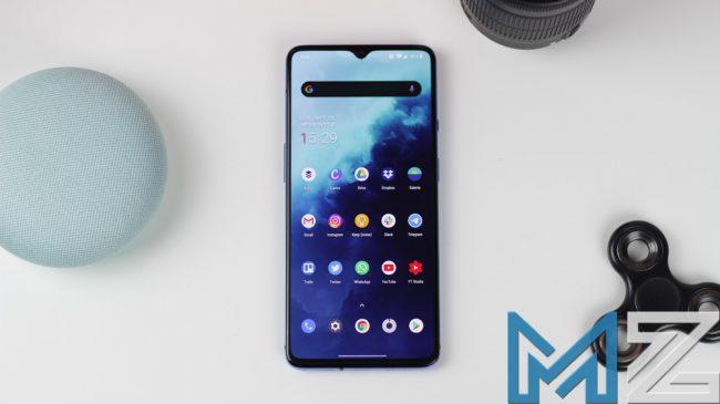 Frontal del OnePlus 7T