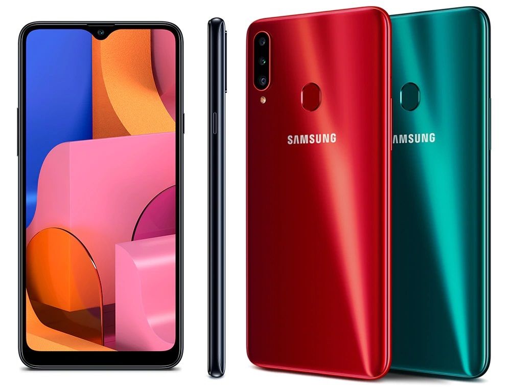 Galaxy A20s colores