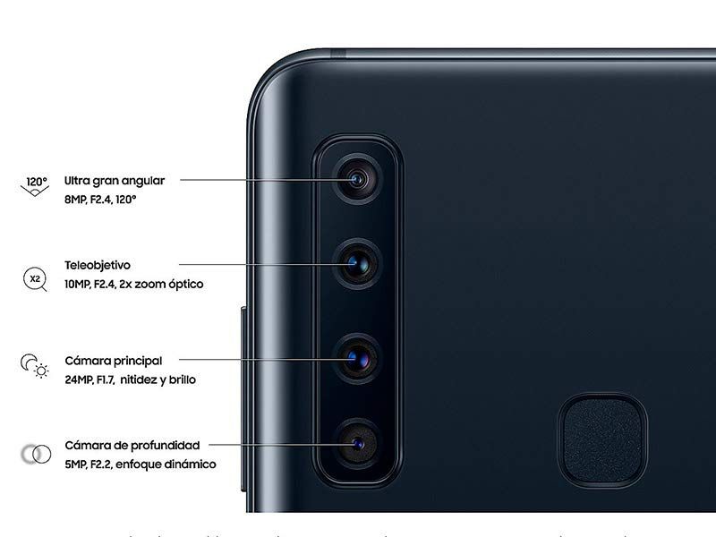 Galaxy A9 cuatro camaras