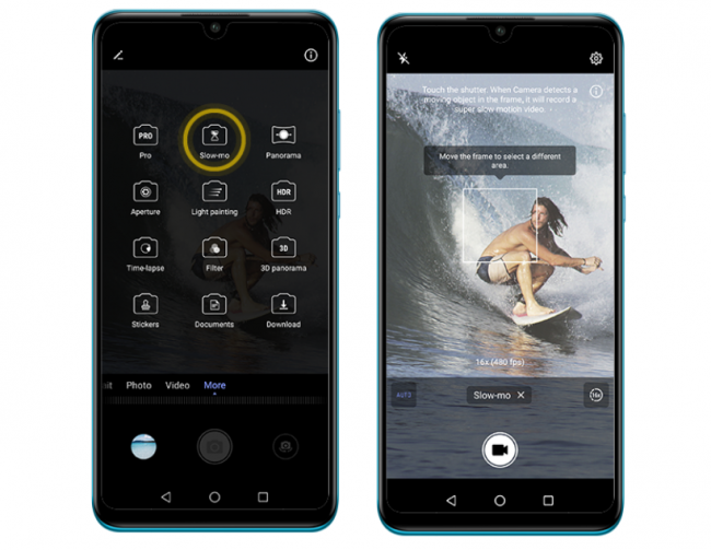Huawei P30 Lite camara lenta