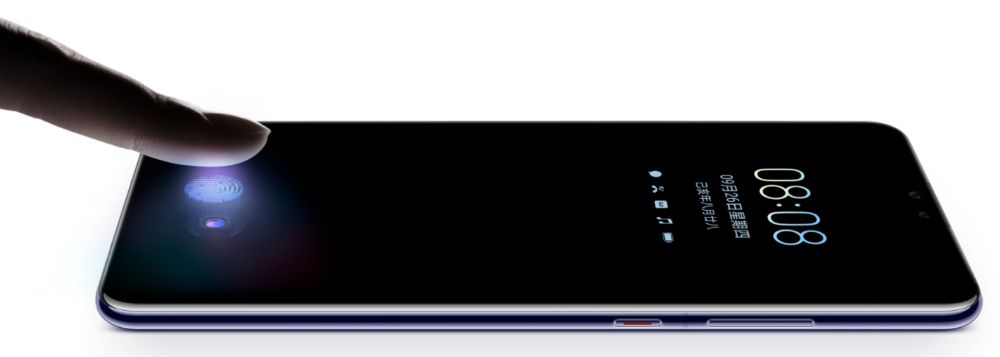 Mate 30 pantalla huella