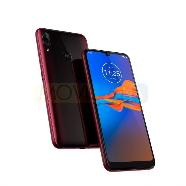 Motorola Moto E6 Plus frontal y trasera