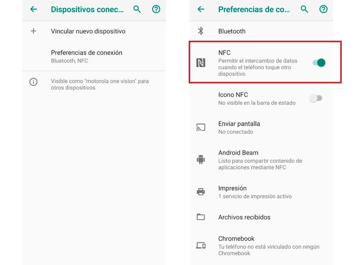 Motorola One Vision NFC
