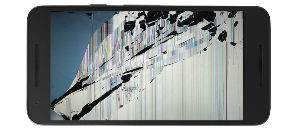Pantalla rota LG lineas