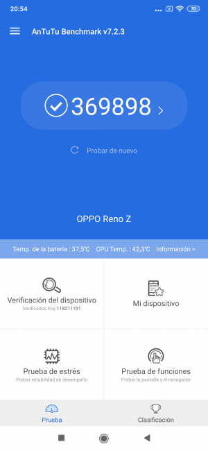 Resultado AnTuTu Xiaomi Mi Mix 3 5G