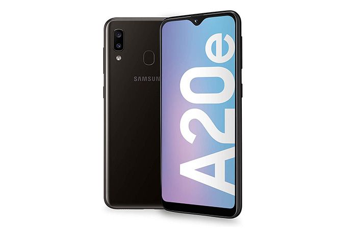 Frontal y trasera Samsung Galaxy A20s
